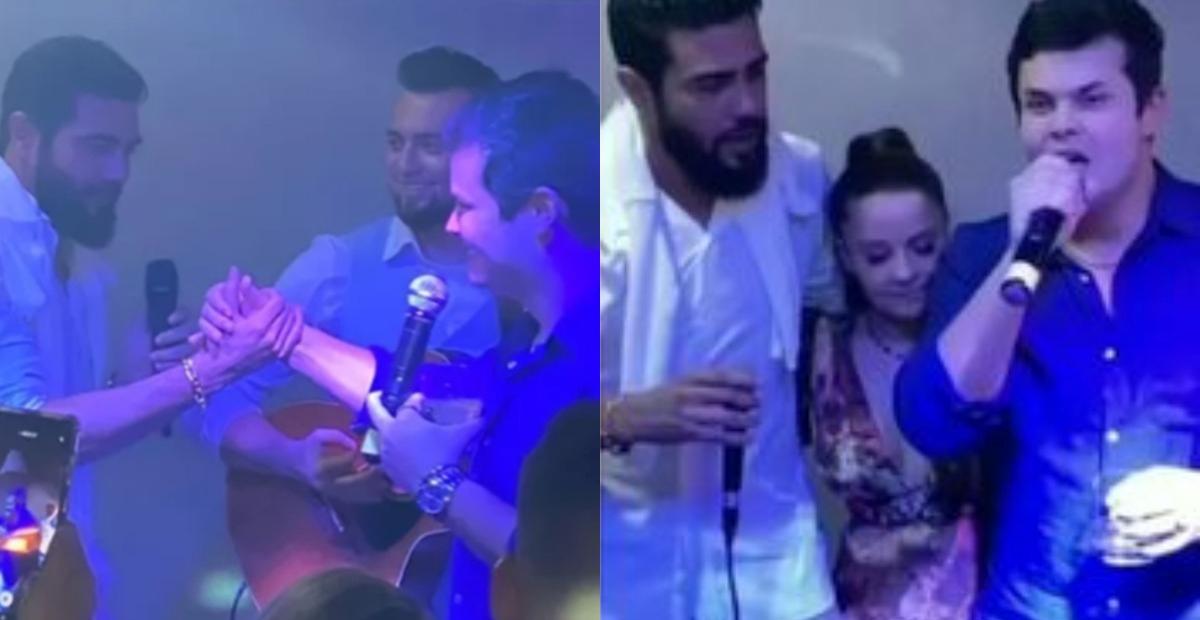 Matheus e Kauan fazem as pazes com Henrique e Juliano após desentendimento: ”O tempo cura”