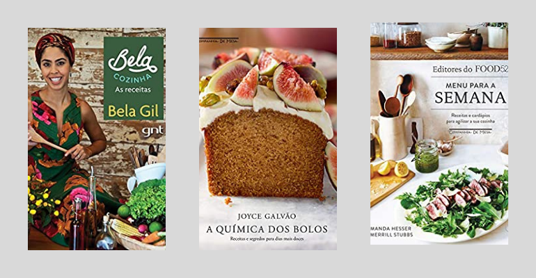 Culinária e gastronomia: leve para casa livros recheados de receitas incríveis