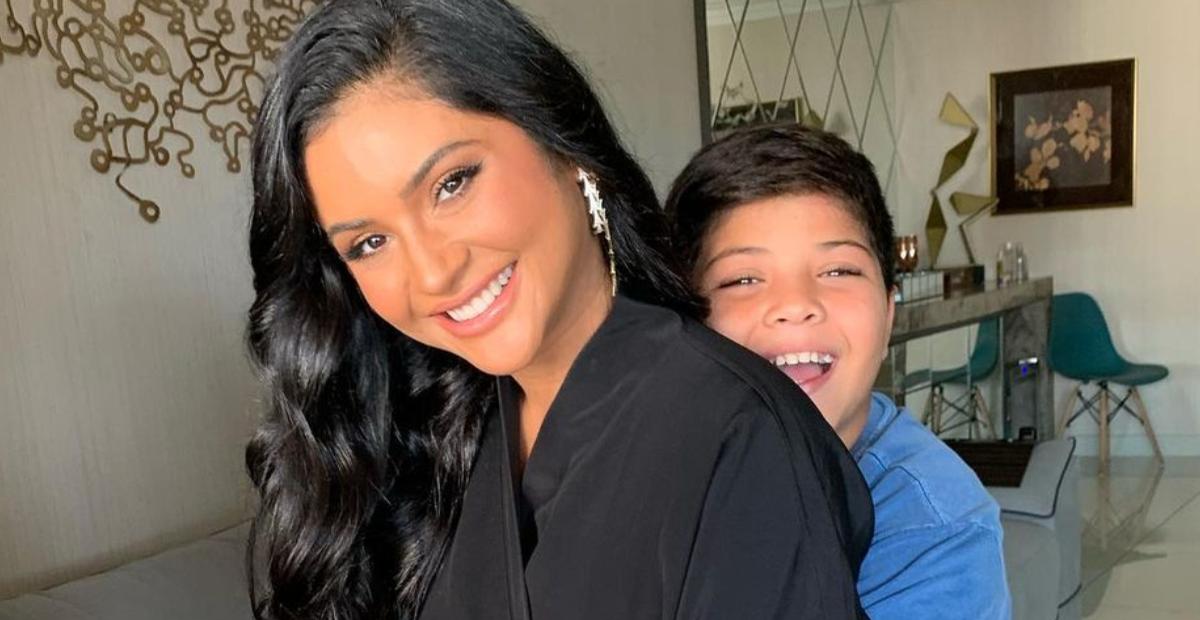 A Fazenda: Mileide Mihaile celebra aniversário de 11 anos do filho com bolo e parabéns