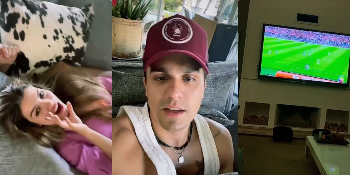 Luan Santana vibra com gol do cunhado, Raphael Veiga: “Hoje eu sou palmeirense”