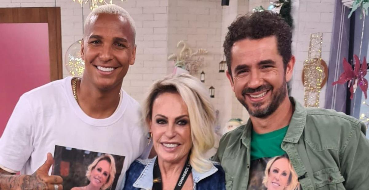Felipe Andreoli exibe bastidores divertidos do ‘Mais Você’ com Ana Maria Braga e Deyverson