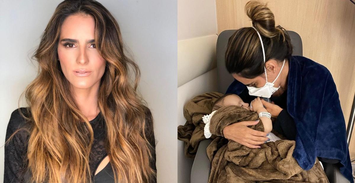 Filha de Marcella Fogaça fica internada com infecção urinária: ”Achei que não ia dar conta”