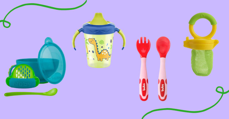 8 itens para a hora da alimentação do bebê