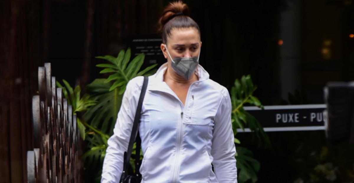 Sem produção, Claudia Raia exibe aparência real após o treino