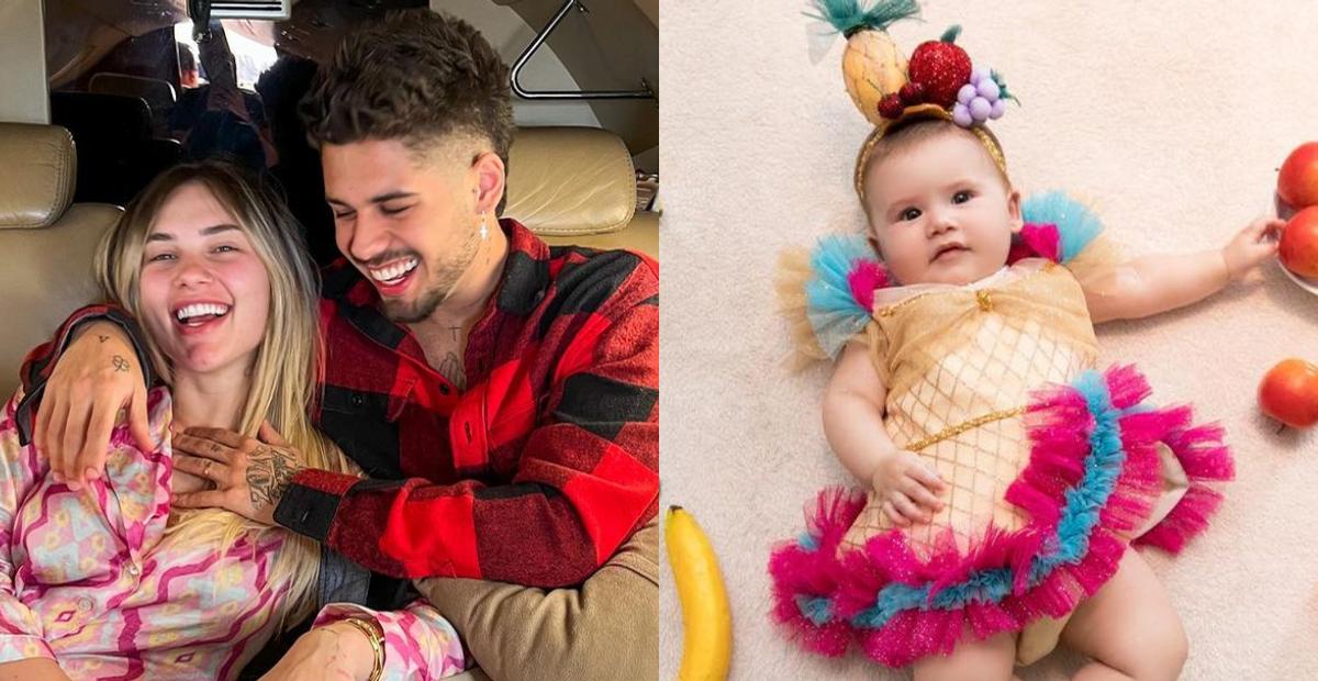 Filha de Virginia Fonseca e Zé Felipe completa 6 meses e ganha festa com tema Carmen Miranda: “Tão linda!”