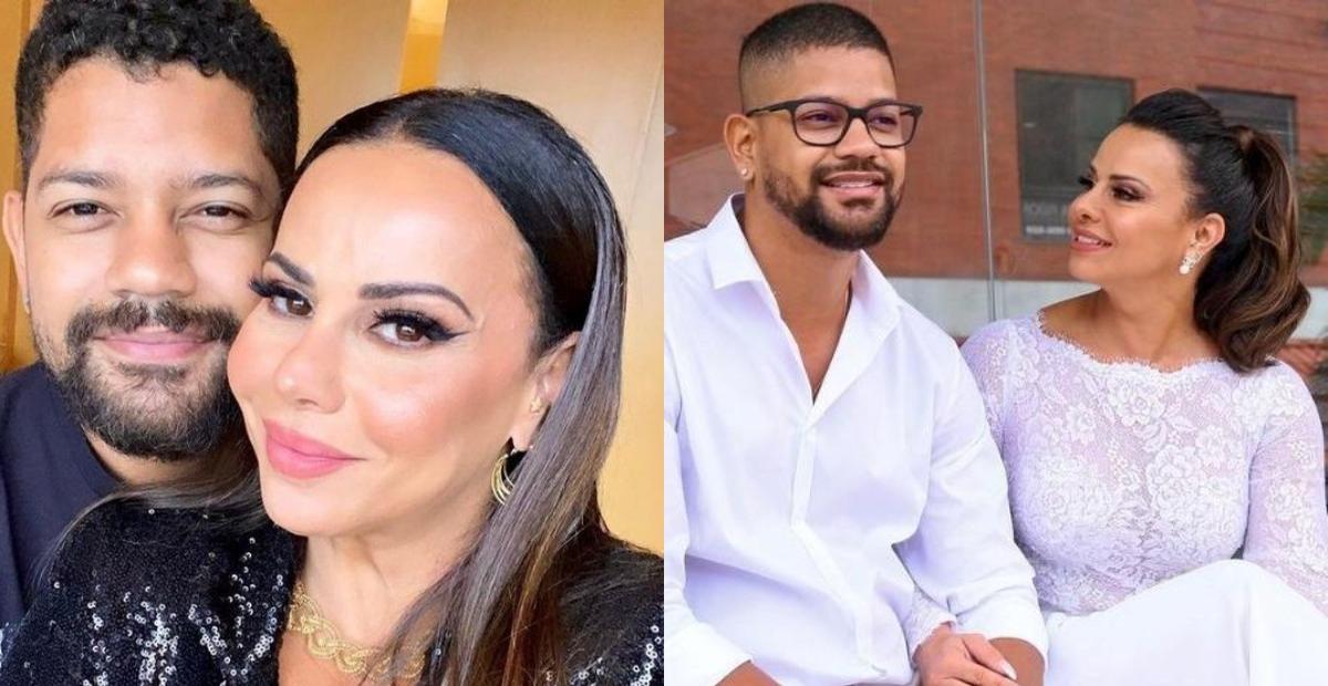 Viviane Araujo relembra 1º beijo ao celebrar dois anos com o marido: ”Minha vida se transformou”