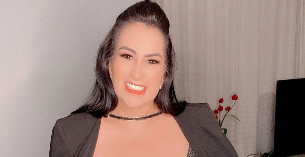 Grávida, Fabíola Gadelha surpreende com look ousado para aniversário de Gabi Martins