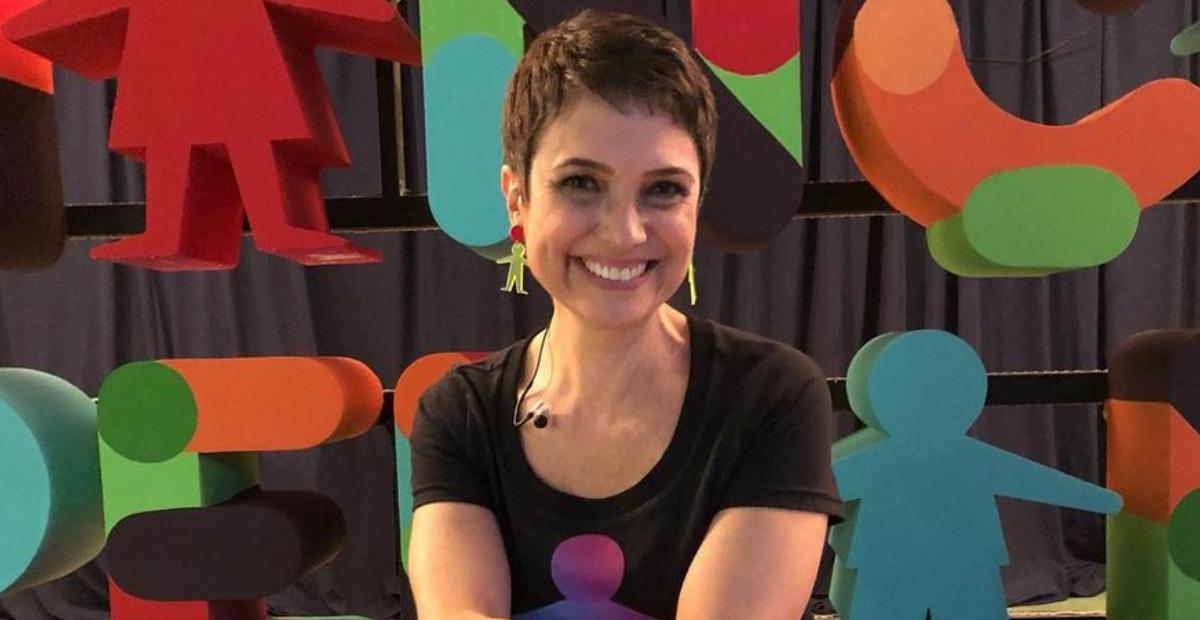 Sandra Annenberg mostra bastidores da gravação da vinheta de fim de ano da Rede Globo: ”Que time”