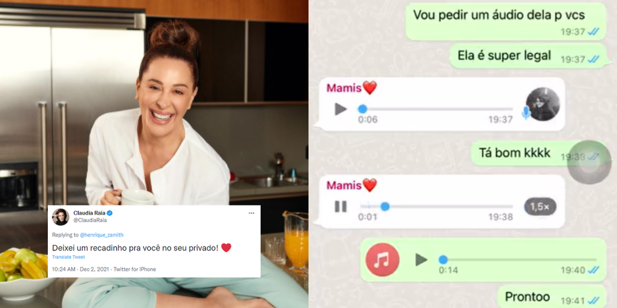 Ator engana a mãe ao imitar Claudia Raia e viraliza no Twitter: “Fiquei emocionada!”