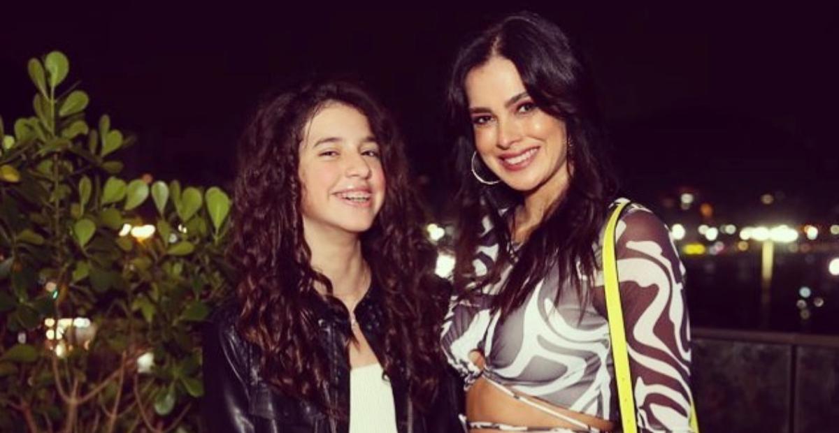 Vera Viel encanta os seguidores ao relembrar clique antigo da filha, Maria