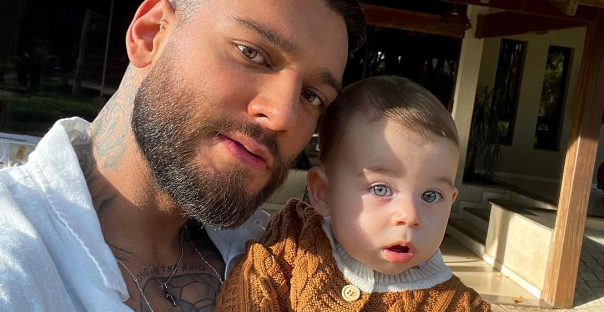 Lucas Lucco mostra semelhança divertida com o filho: ”Quem disse que não parece comigo?”