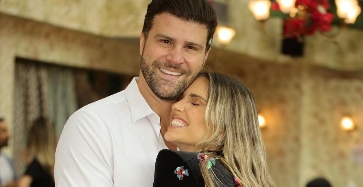 Flávia Viana se declara para o marido, Marcelo Zangrandi: ”É sobre amar”