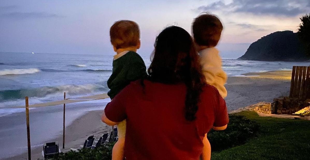 Irmã de Paulo Gustavo posta registro dos sobrinhos e se derrete: ”Titia ama vocês”