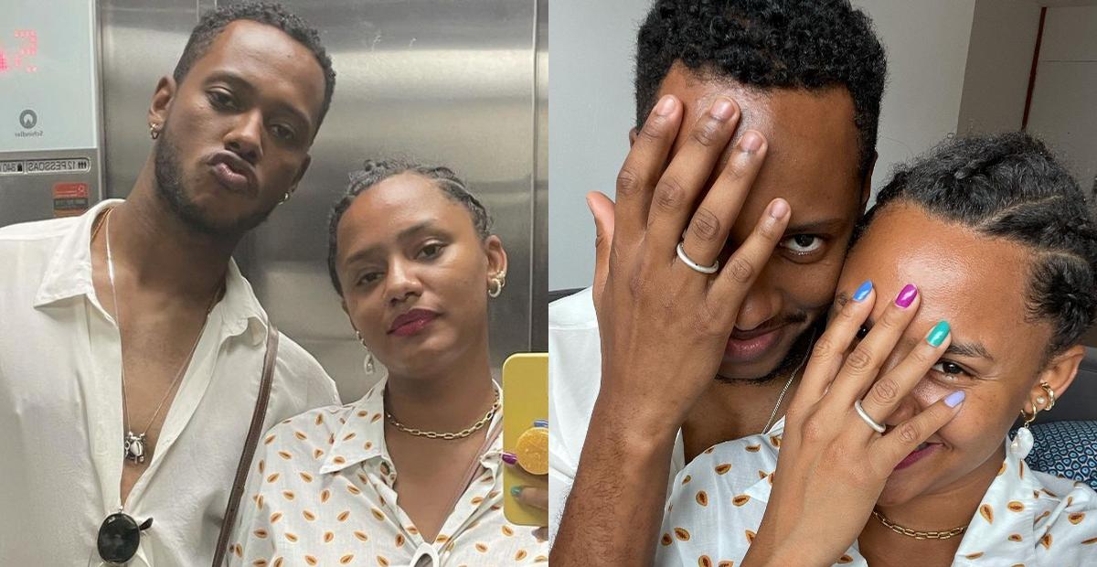 Jéssica Ellen fica noiva de Dan Ferreira: ”O homem mais lindo do Brasil me pediu em casamento”