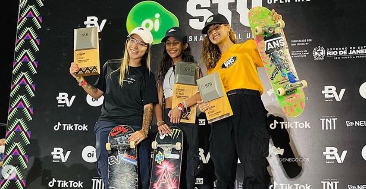 Rayssa Leal conquista título do STU Rio Open e comemora: ”Feliz demais por competir no Brasil”