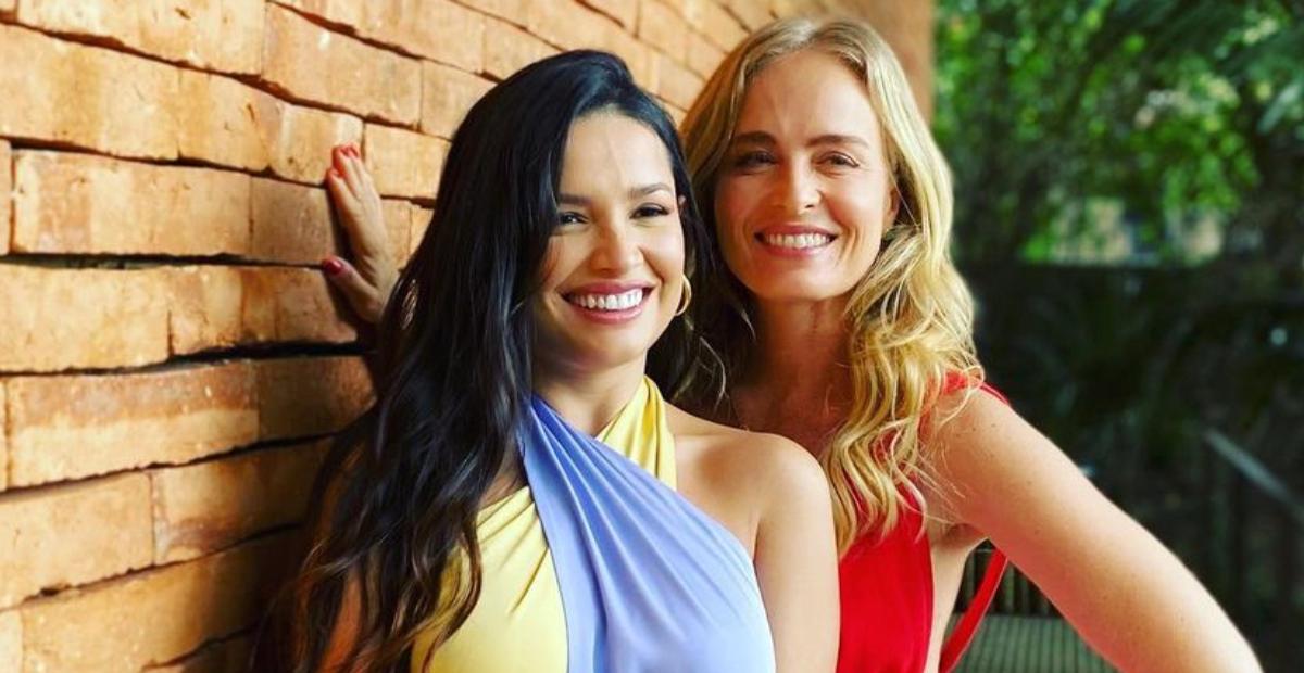 Angélica posa com Juliette durante gravação e arranca elogios: ”Que dupla maravilhosa!”
