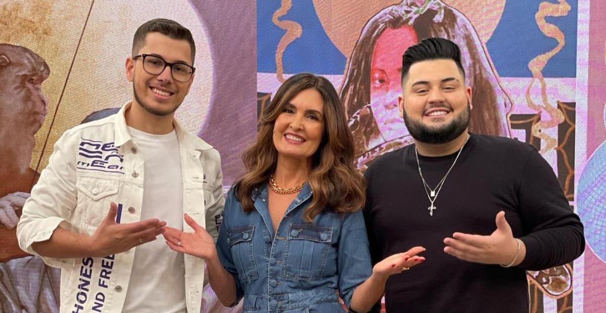 Fátima Bernardes manda recado para Dom Vittor e Gustavo após ‘Encontro’: ”Vida que segue”