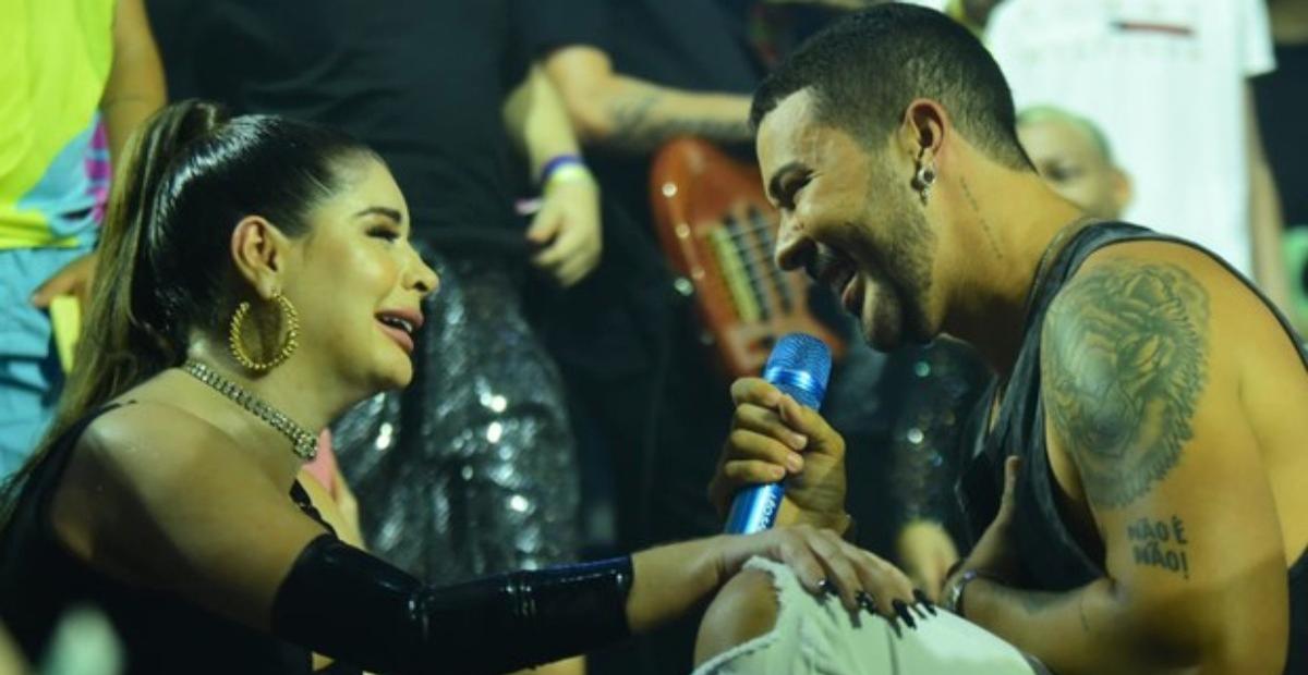 Carlinhos Maia e Gkay se emocionam com reencontro e fazem as pazes na ‘Farofa’