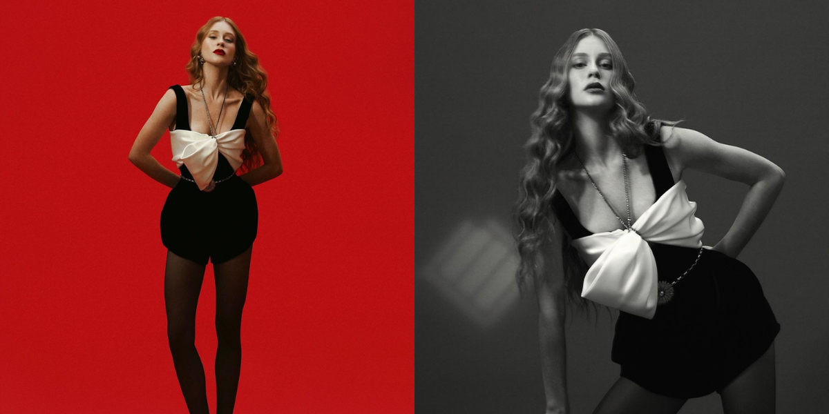 Marina Ruy Barbosa veste Yves Saint Laurent para evento da marca em São Paulo