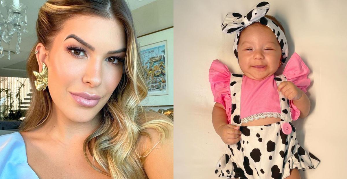 Lore Improta explode o fofurômetro com vídeo da filha, Liz: ”Alegria na minha vida”