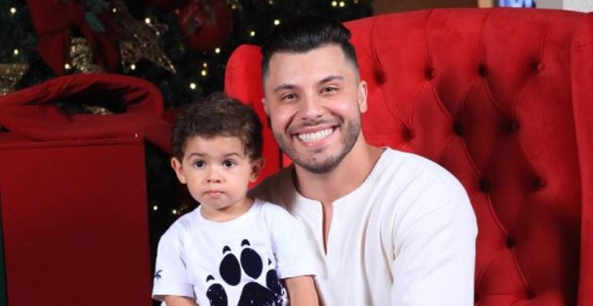 Murilo Huff mostra o filho conhecendo o Papai Noel e deixa web encantada: ”Marília tá orgulhosa”