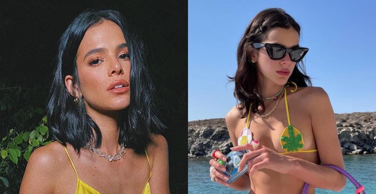 Bruna Marquezine rouba a cena ao surgir de biquíni cavado em passeio de barco: ”Perfeita”