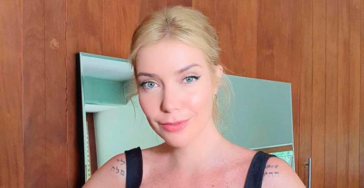 Dois meses após dar à luz, Luiza Possi mostra boa forma e recebe elogios