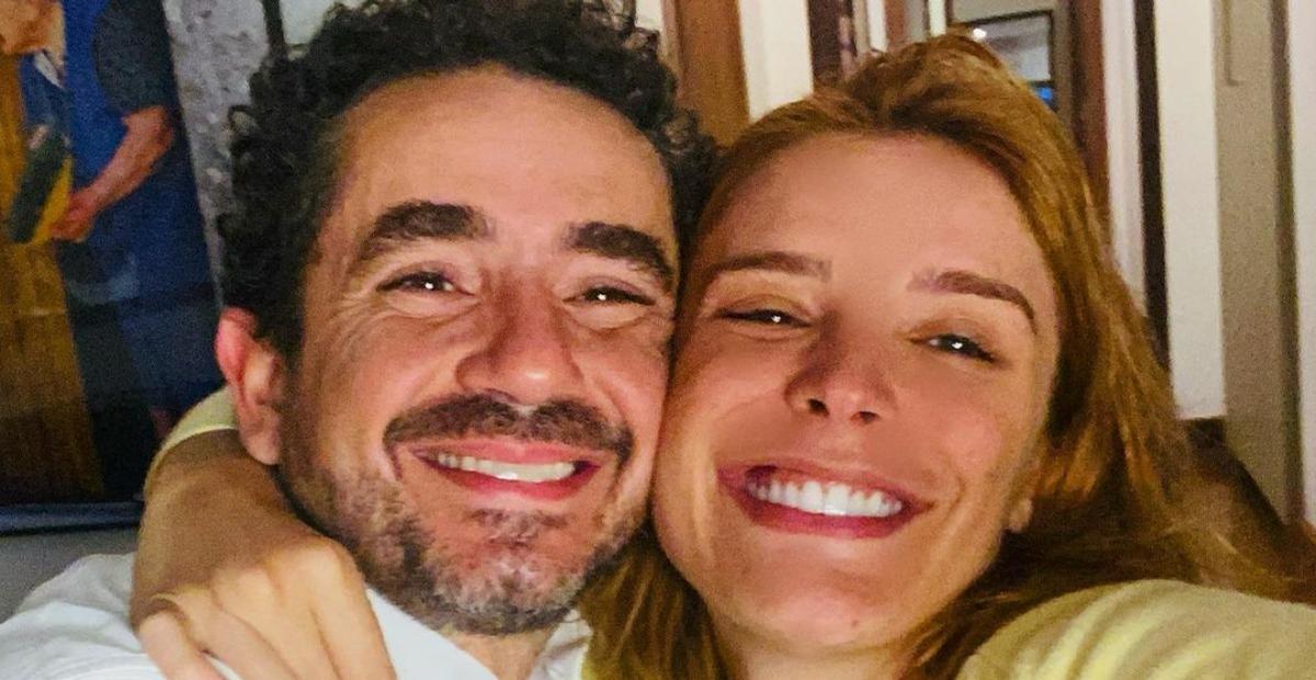 À espera do segundo filho, Rafa Brites mostra momento fofo com Felipe Andreoli: ”Carinho do papi”
