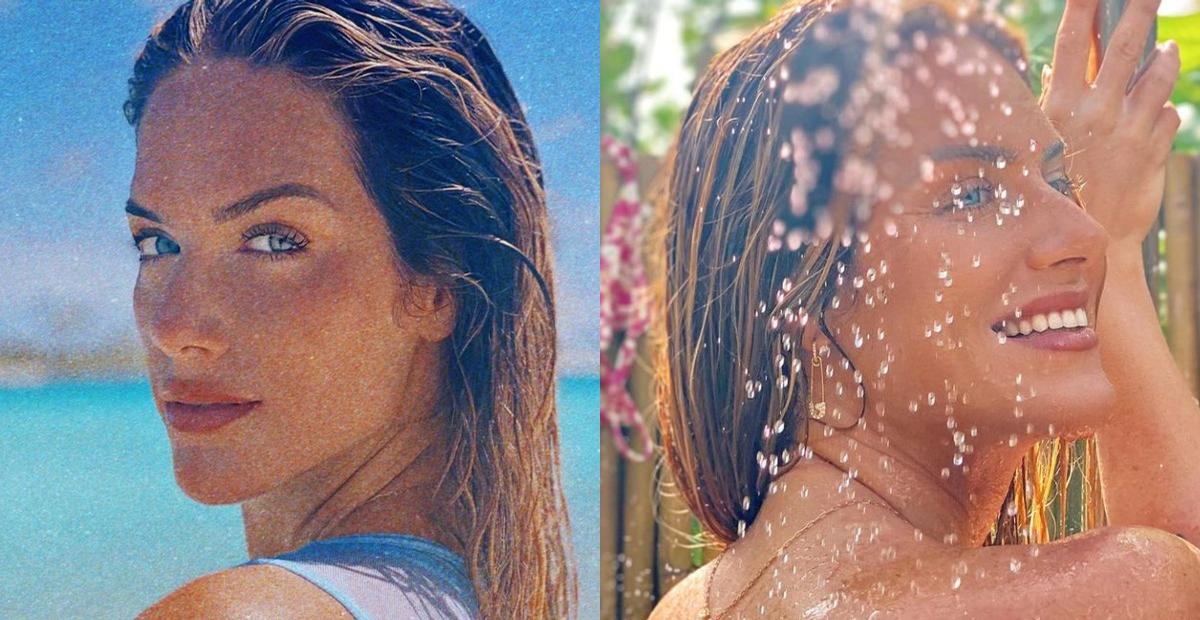 Nas Maldivas, Gio Ewbank encanta ao fazer topless e empina o bumbum: ”Liberdade de ser”