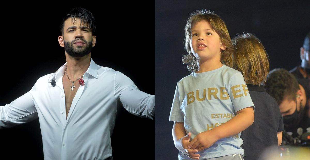 Filhos de Gusttavo Lima encantam público durante show do cantor em São Paulo