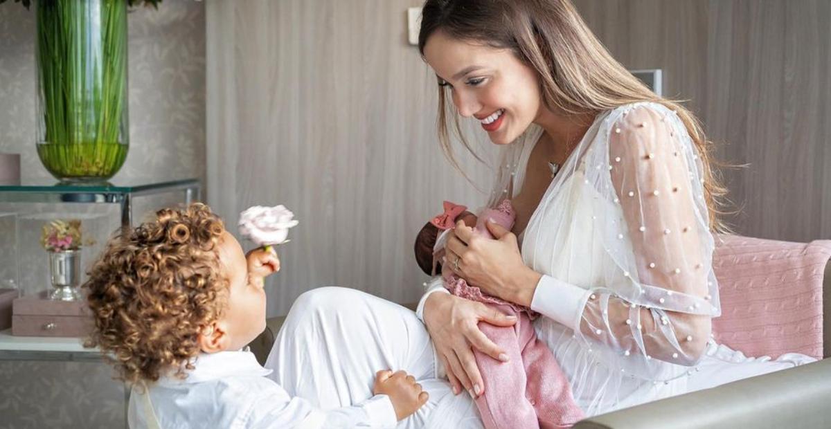 Biah Rodrigues se derrete muito ao falar sobre a relação de Theo e Nanda