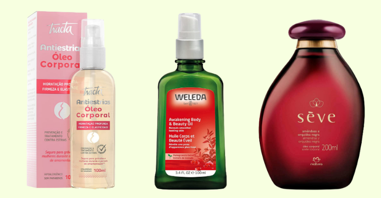 Óleo corporal: 6 opções para a rotina de cuidados com a pele