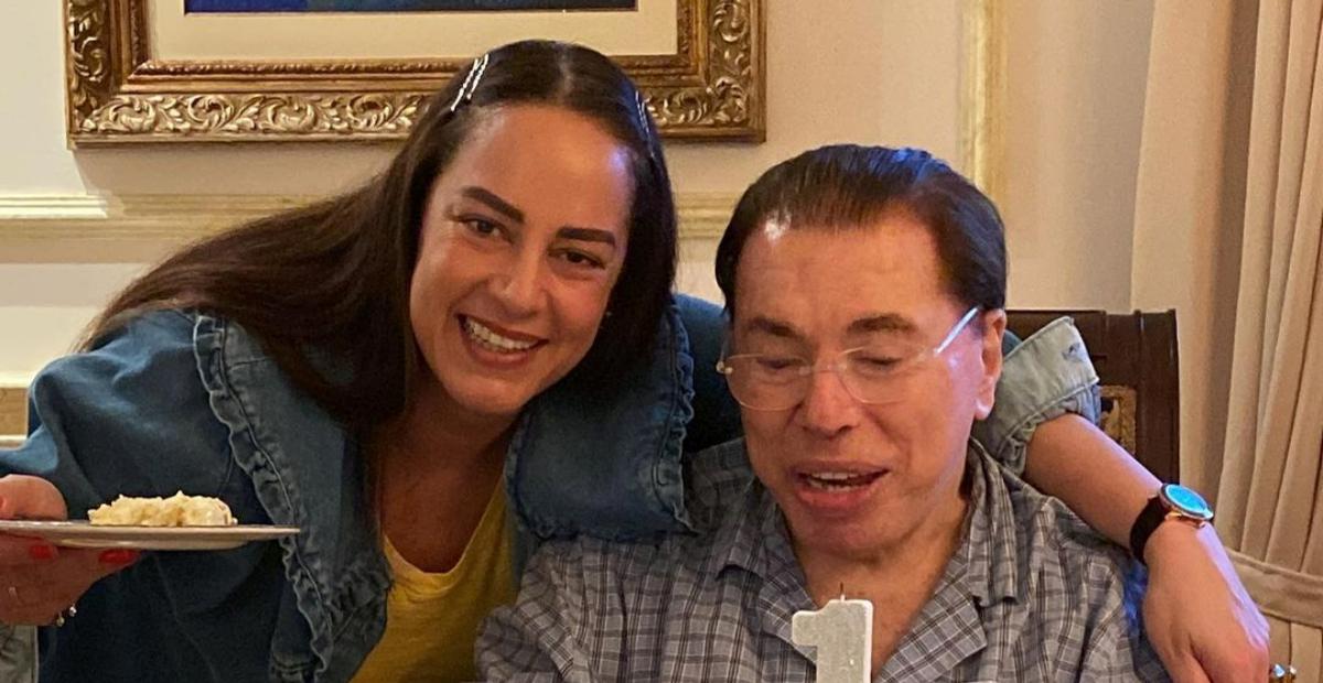 Silvia Abravanel exibe comemoração do aniversário de Silvio Santos: ”Feliz com sua alegria”