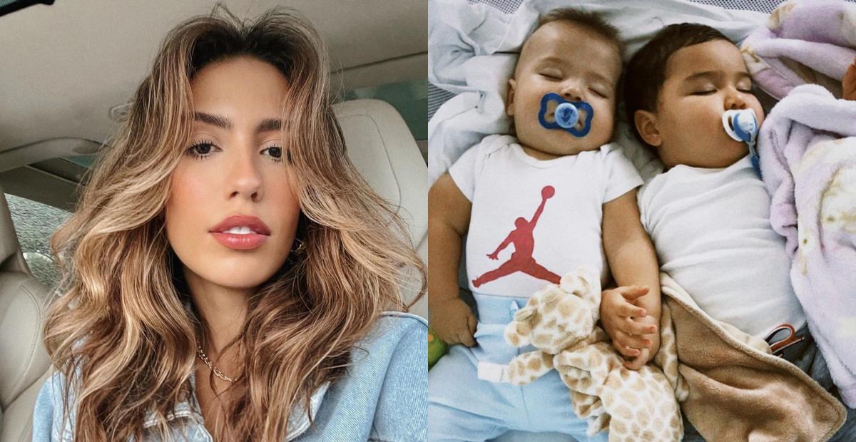 Gabi Brandt relembra foto de Davi com Josué e agradece: ”Obrigada por tanta alegria”