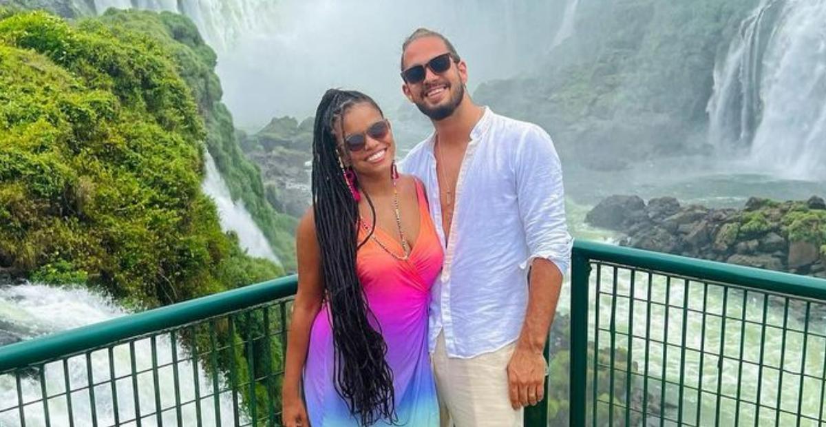 Jeniffer Nascimento visita Cataratas do Iguaçu com o marido: ”É lindo descobrir o mundo com você”