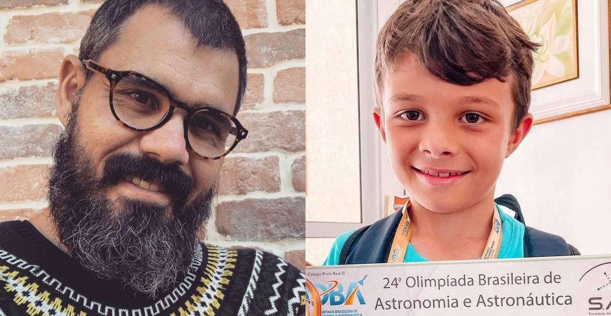 Filho de Juliano Cazarré conquista medalha de ouro na 24ª Olimpíada de Astronomia e Astronáutica