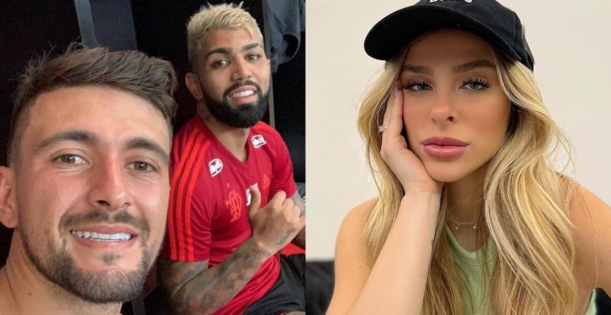 Gabigol nega rumores de affair com ex de Arrascaeta, Vitória Bellato, e faz desabafo: ”Não rolou”