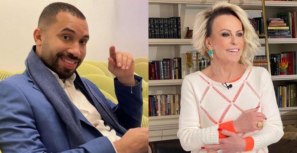 Ana Maria Braga compartilha clique carinhoso ao lado de Gil do Vigor: ”Meu lindo”