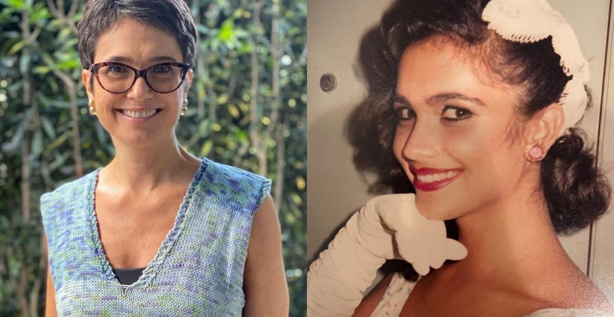 Retrô e cheia de estilo: Sandra Annenberg relembra fotos da juventude