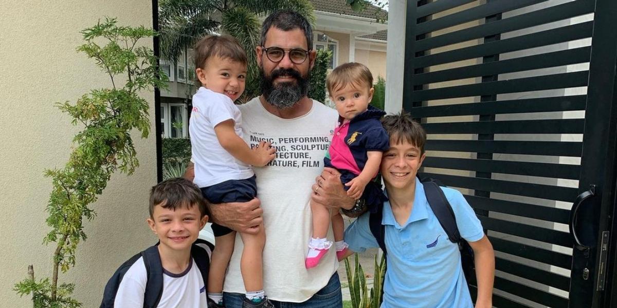 Emocionado, Juliano Cazarré revela que será papai pela quinta vez: “Alegria”