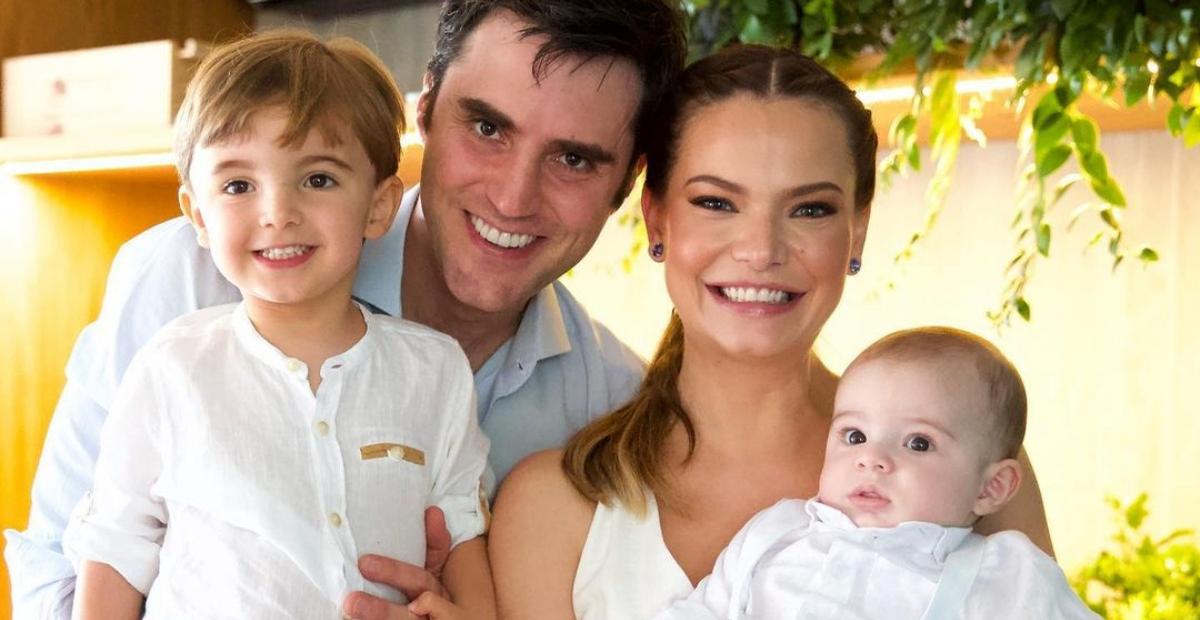 Milena Toscano celebra batizado do filho caçula, Francisco: ”Dia muito especial”