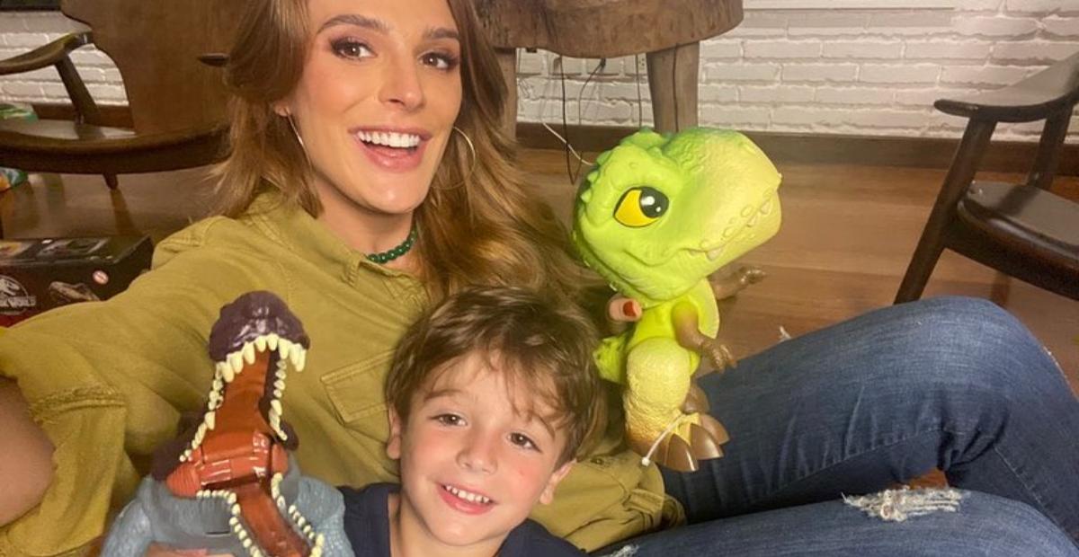 Grávida pela 2ª vez, Rafa Brites relembra clique de quando Rocco era apenas um bebê