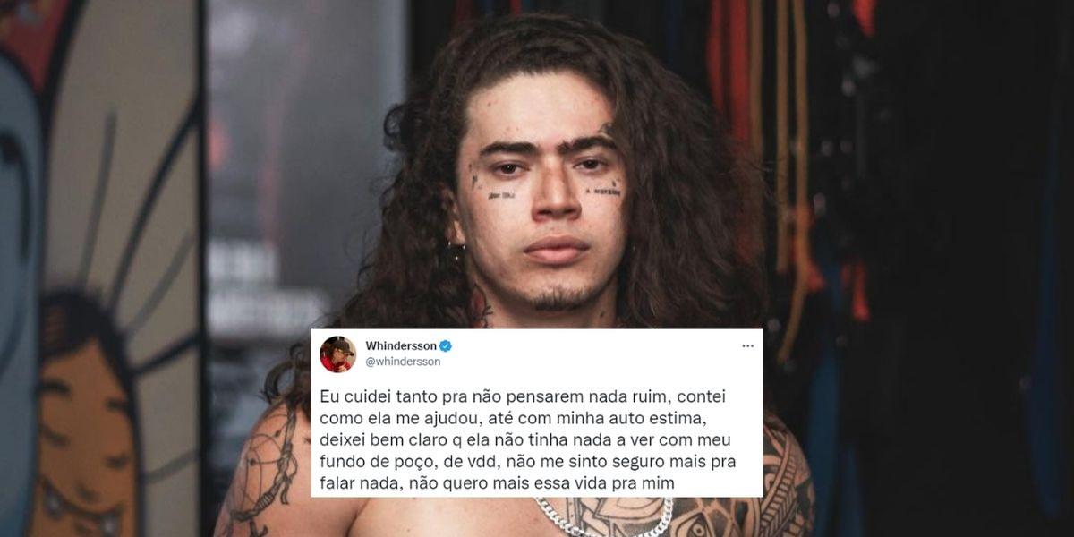 Whindersson Nunes faz desabafo no Twitter após críticas: “Não quero mais essa vida”
