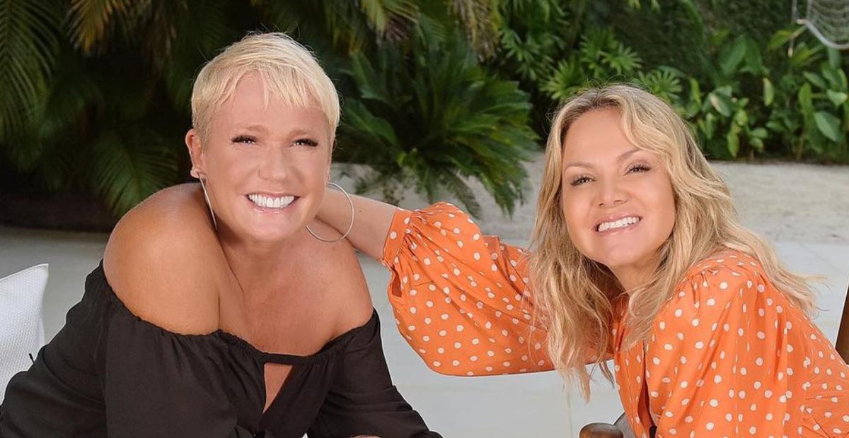 Xuxa Meneghel mostra bastidores no programa da Eliana: ”Como foi bom te reencontrar!”