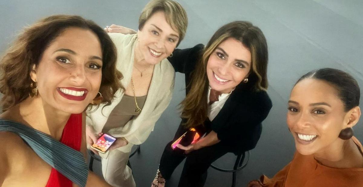 Camila Pitanga exibe bastidores de ’70 Anos Esta Noite’, ao lado de grande elenco
