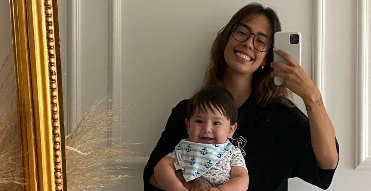 Gabi Brandt curte dia de piscina com Henri e derrete completamente os fãs