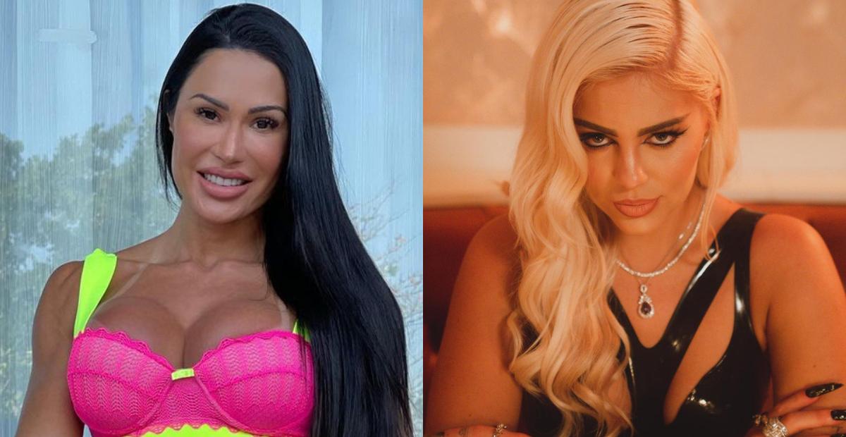 Gracyanne Barbosa cumpre desafio ousado de ‘Anaconda’, novo hit de Luísa Sonza