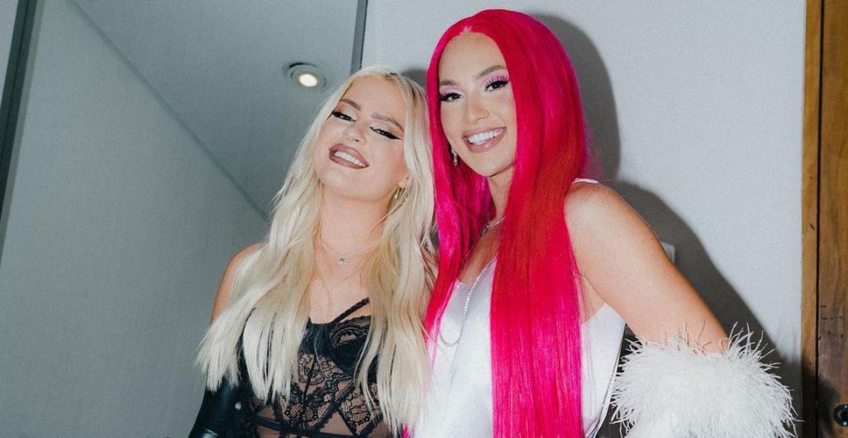Luisa Sonza posa com Virginia Fonseca durante festa do pijama: ”Duas deusas!”