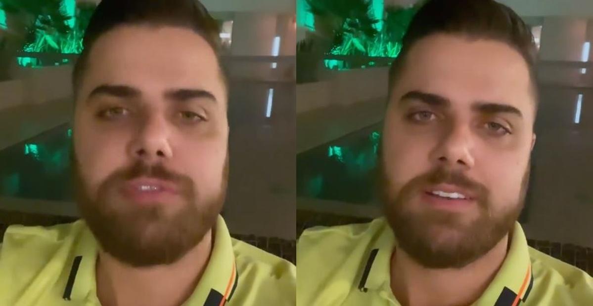 Em tratamento contra doença pulmonar, Zé Neto faz alerta sobre uso de cigarro eletrônico