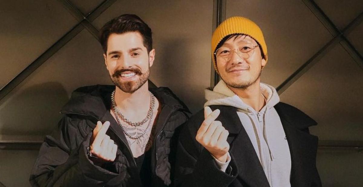 Na Coreia do Sul, Alok encontra com ator de ‘Round 6’, sucesso da Netflix: ”Vamos jogar um jogo?”